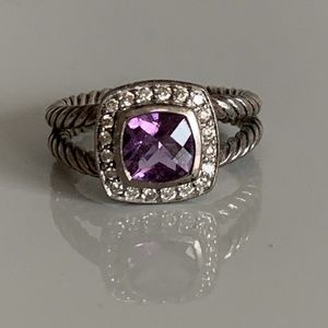 David Yurman Amethyst Ring size 7